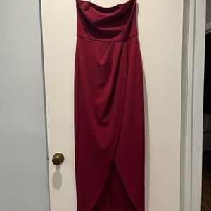 Wayf the Angelique Strapless Tulip Gown